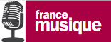 Logo France Musique et dessin de micro stylisé