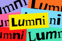 Viswuel pour Lumni 'assemblage coloré de logos de lumni)