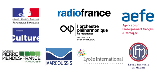 Les partenaires de l'Orchestre des lycées français du monde