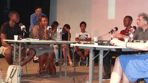Enregistrement de l'émission la danse des mots consacrée au concours les OrthogrAfriques à l'Institut français de Brazzaville