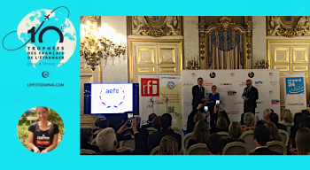 Remise des 10e Trophées des français de l’étranger au Quai d’Orsay : l’ancienne élève Claudia Castellanos, lauréate 2022 du trophée parrainé par l’AEFE