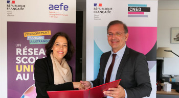 Un nouveau partenariat entre le Cned et l’Agence pour l’enseignement français à l’étranger