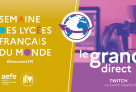 Mardi 29 novembre, suivez le "Grand Direct" sur Twitch.tv/aefeinfo : un relais de près de 15 heures de direct avec plus de 40 webradios de lycées français du monde...