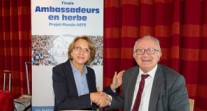 Conventions signées avec la commission française pour l'UNESCO et  InitiaDROIT à l'occasion d'Ambassadeurs en herbe
