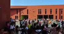Présentation du nouveau lycée Jean-Mermoz de Dakar à la presse
