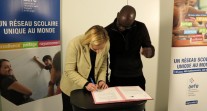 Signature de la convention de partenariat avec la Fondation Lilian thuram – Éducation contre le racisme