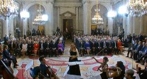 Concert au Palais Royal de Madrid : vue depuis l'orchestre