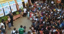 Ouverture de la "journée COP21" au lycée Fustel-de-Coulanges de Yaoundé