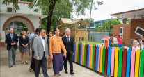 Inauguration du Lycée français international de Rangoun – Joseph-Kessel : visite des locaux