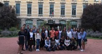 Promotion 2017 des boursiers Excellence-Major : photo de groupe à Lyon