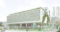 Lycée français de Hong Kong : maquette d’architecture du nouveau campus