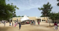 Lycée français Théodore-Monod de Nouakchott : vue de la cour de récréation