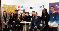 SemaineLFM : les JRI du lycée Charle-Lepierre de Lisbonne présents pour couvrir l’événement au Lycée international de l'Est parisien