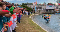 JIJ 2023 : un spectacle sur l'eau lors de la cérémonie d'ouverture