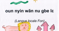 "J'aime les langues" en langue fon