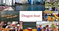 JIJ 2016 à Singapour : affiche Dragon boat