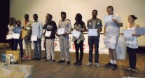 Lauréats du concours d'orthographe DictaBrazza organisé par le lycée français Saint-Exupéry de Brazzaville dans le cadre d'une APP