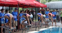 Championnat de natation Asie-Pacifique 2016 : nageuses prêtes au départ