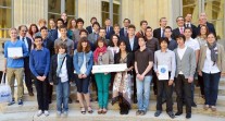 Les lauréats et les organisateurs des Olympiades de mathématiques 2013