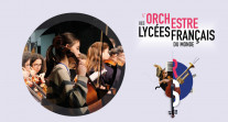Dixième saison de l'Orchestre des lycées français du monde : les jeunes artistes en répétition avec leur cheffe d'orchestre