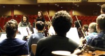 L'orchestre des lycées français du monde (saison 2) à Madrid : Alithéa Ripoll avec les musiciens