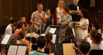 L'Orchestre des lycées français du monde (saison 3) à Ho-Chi-Minh-Ville: répétition avec les tuteurs du "Philhar"