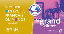 Mardi 29 novembre, suivez le "Grand Direct" sur Twitch.tv/aefeinfo : un relais de près de 15 heures de direct avec plus de 40 webradios de lycées français du monde...