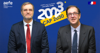 Olivier Brochet et Bruno Foucher, directeur général et président du conseil d’administration de l’AEFE, souhaitent à tous et à toutes leurs meilleurs vœux pour 2023