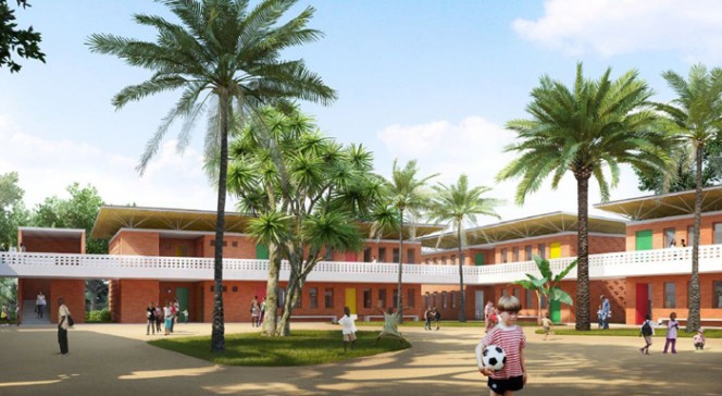 École primaire de Lomé : maquette d&#039;architecture