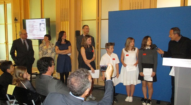 Prix des droits de l&#039;Homme - René Cassin 2014-2015 : la délégation de Francfort présente le projet lauréat