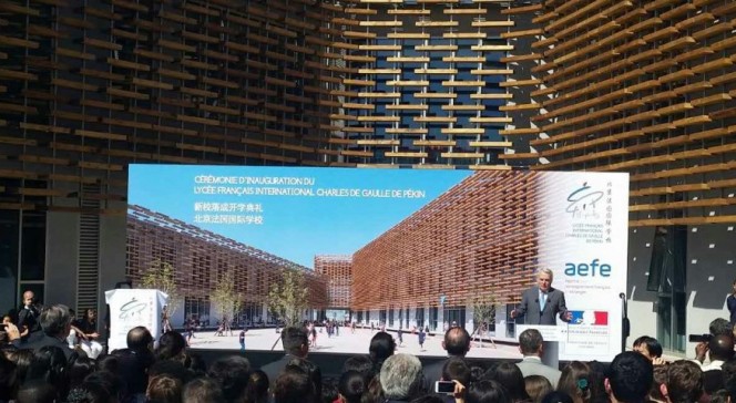 Inauguration du Lycée français international Charles-de-Gaulle de Pékin : allocution du M. Ayrault