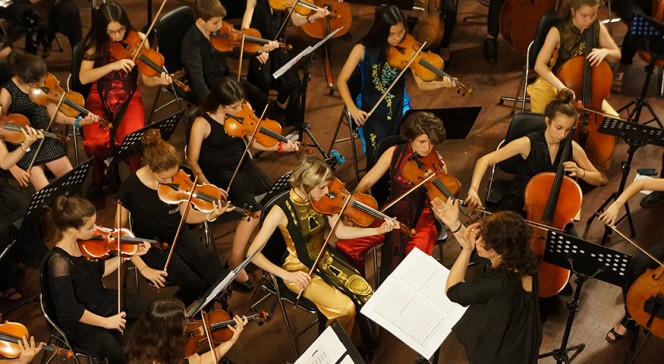 L&#039;Orchestre des lycées français du monde (saison 3 ) à Ho-Chi-Minh-Ville : moment du concert
