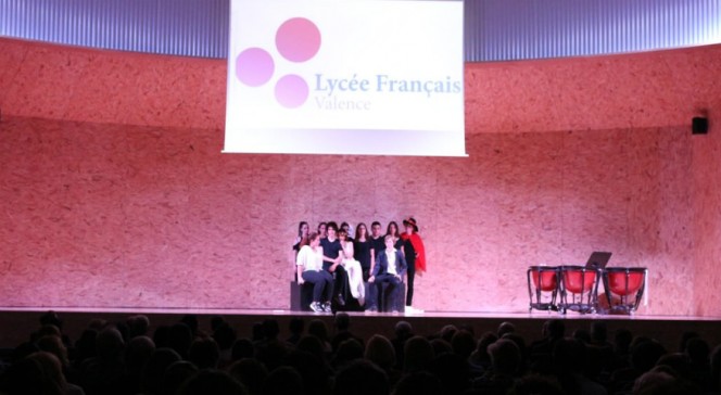 Inauguration de la salle polyvalente du Lycée français de Valence