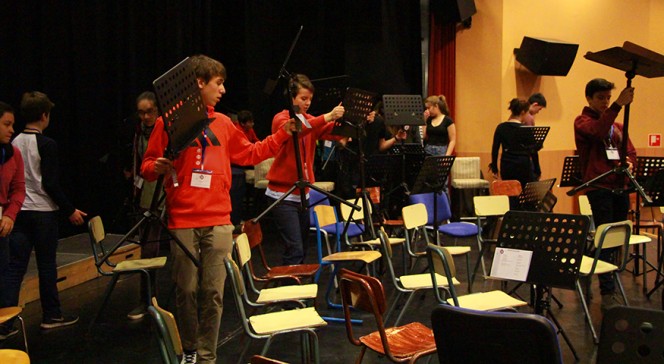 L&#039;Orchestre des lycées français du monde (saison 4) à Madrid : préparatifs