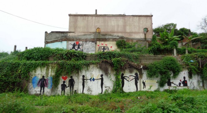 Exposition &quot;Art urbain par les lycées français du monde&quot; : Un sourire pour Pedernales