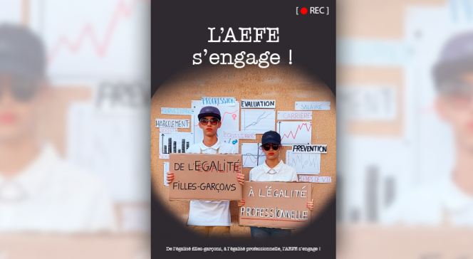 Concours d’affiches &quot;Égalité professionnelle&quot; 2022 – Affiche lauréate - Lycée des Mascareignes (Maurice)