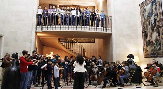 L&#039;orchestre des lycées français du monde (saison 2) à Madrid : représentation à la résidence de France