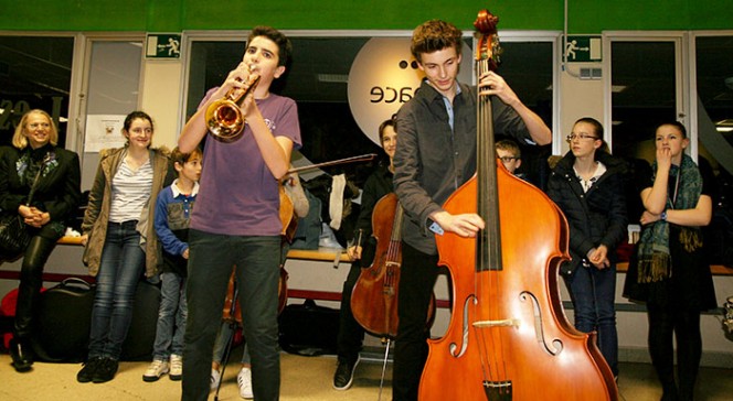 L&#039;orchestre des lycées français du monde (saison 2) à Madrid : improvisation 