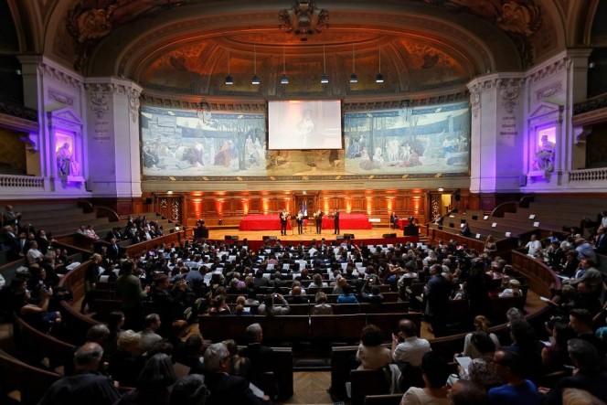 Concours général 2014 : vue d&#039;ensemble du grand amphitéâtre de la Sorbonne
