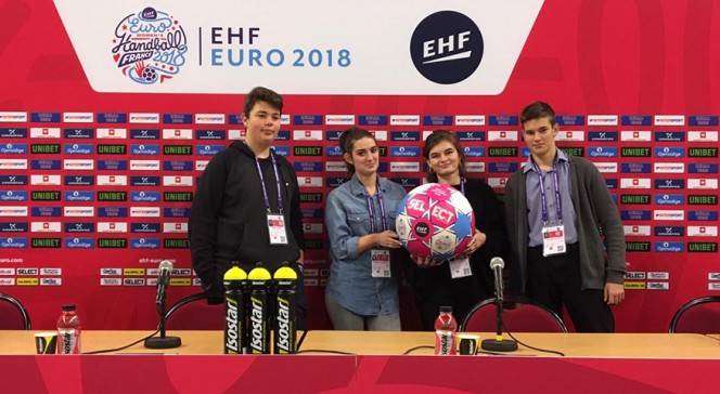 EHF 2018 : l’équipe des JRI du Lycée français de Budapest