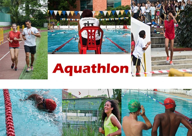 JIJ 2016 à Singapour : affiche aquathlon