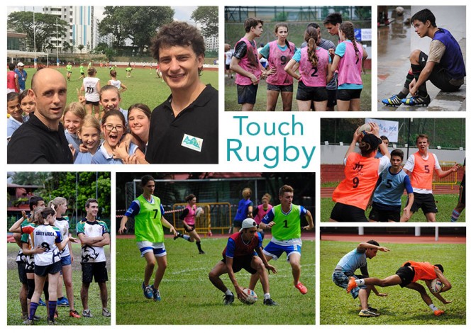 JIJ 2016 à Singapour : affiche touch rugby