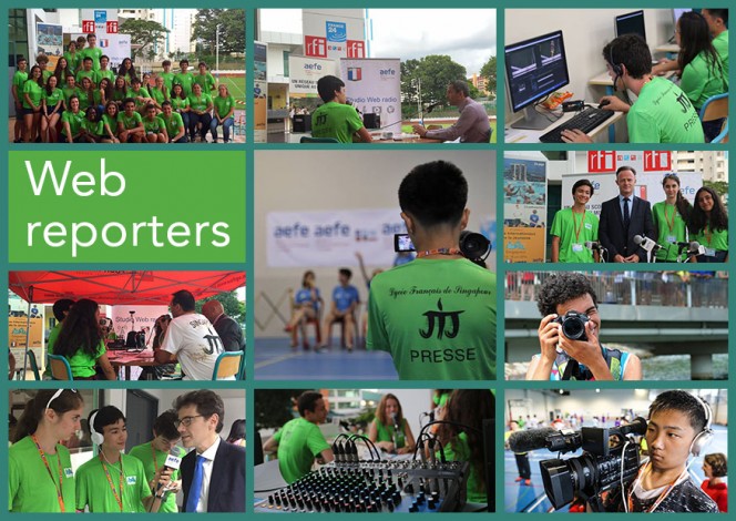 JIJ 2016 à Singapour : affiche Web reporters