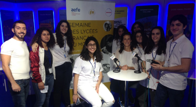 #SemaineLFM : les JRI du Grand Lycée franco-libanais de Beyrouth avec la romancière Vinciane Moeschler