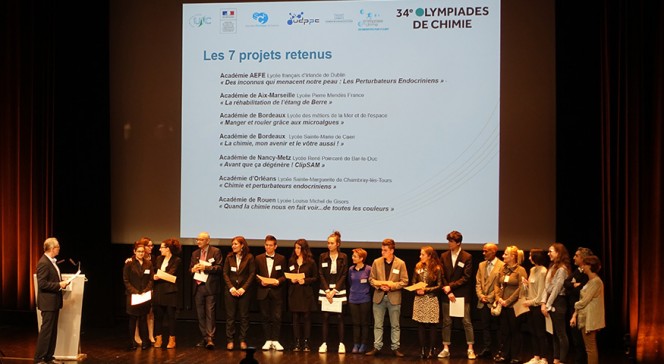 Olympiades nationales de la chimie 2018: les finalistes du concours Parlons chimie