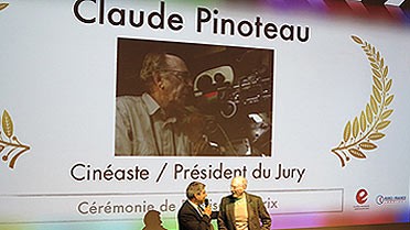 Le cinéaste Claude Pinoteau lors de la remise des prix