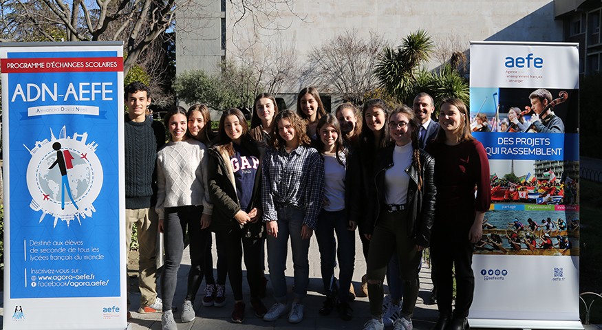 Des participants au Lycée français de Madrid 