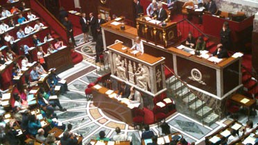 L'hémicycle de l'Assemblée, le 8 juin 2013