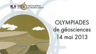 Affiche des Olympiades de géosciences 2013 (détail)