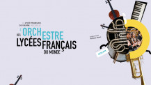 Orchestre des lycées français du monde 2023 : visuel d'annonce des concerts à Vienne